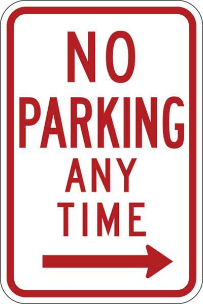 Metal Traffic Sign 18x12 Entrance with Right Arrow Reflective Aluminum 